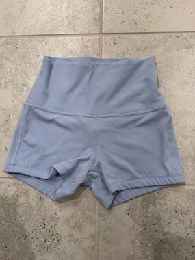 Lululemon Align Light Blue Biker Shorts